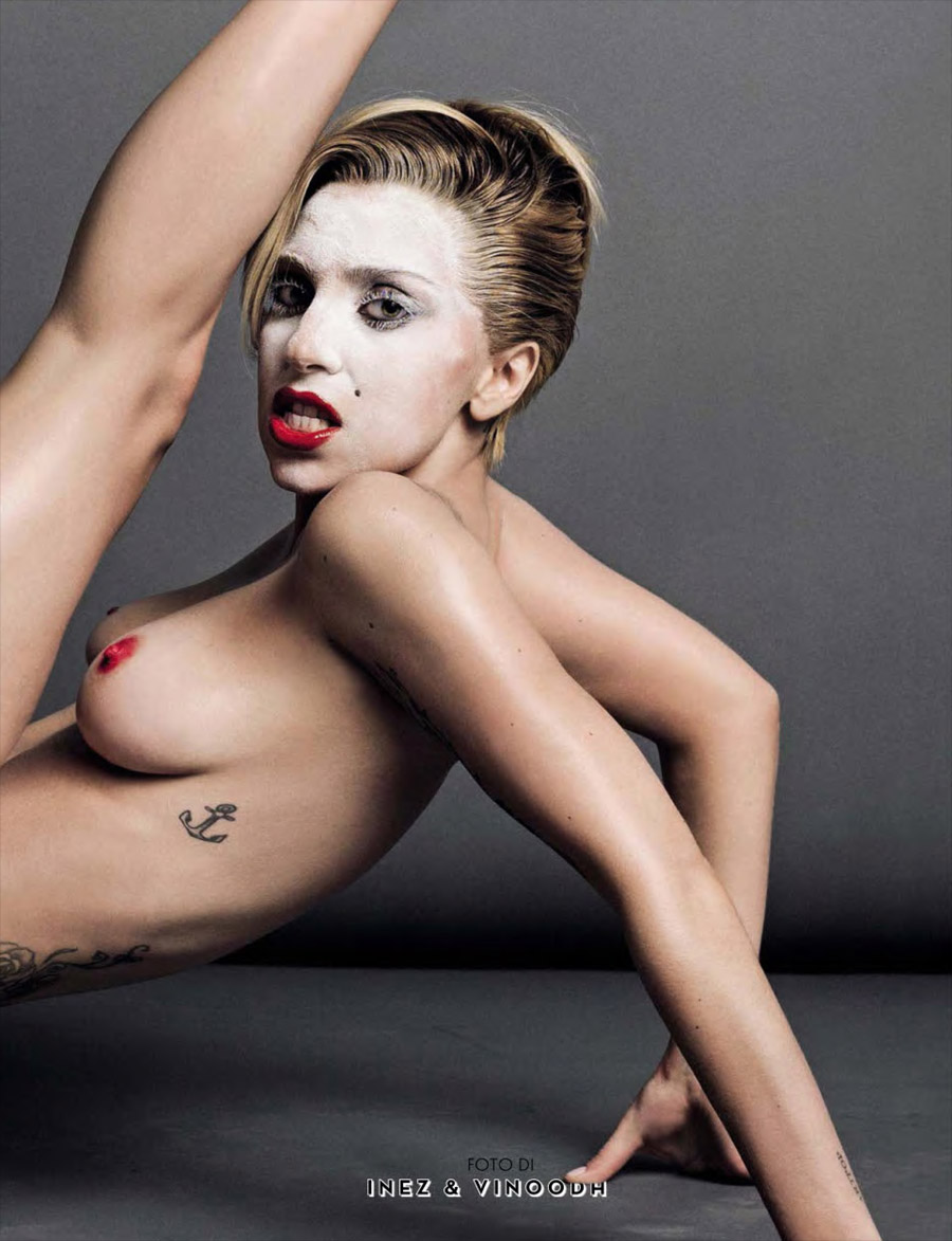 Леди Гага голая откровенные фото.